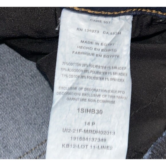 Lee High Rise Slim Fit Boot Cut Women’s 14P Dark  Wash Denim Jeans - Picture 6 of 10